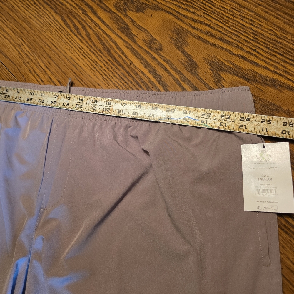NWT Athletic Works Woven Shorts Men's Size 3XL In Taupe - Picture 9 of 12